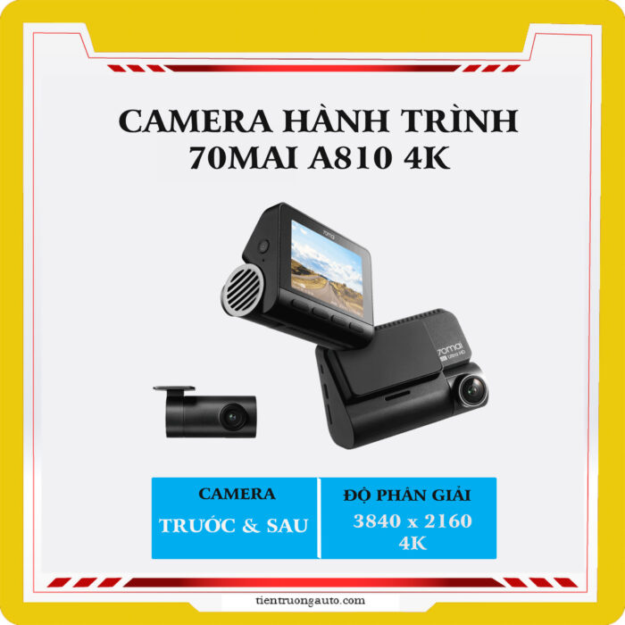 Cam Hanh Trinh 70mai A810 4k