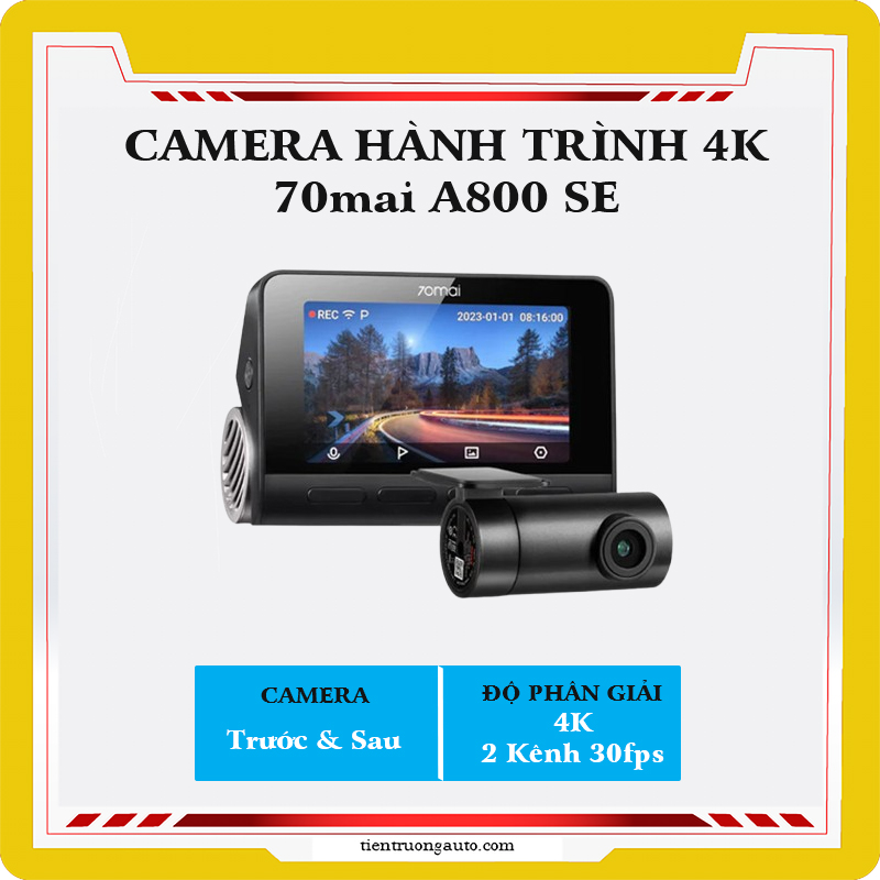 Camera Hành Trình 4k 70mai A800 Se