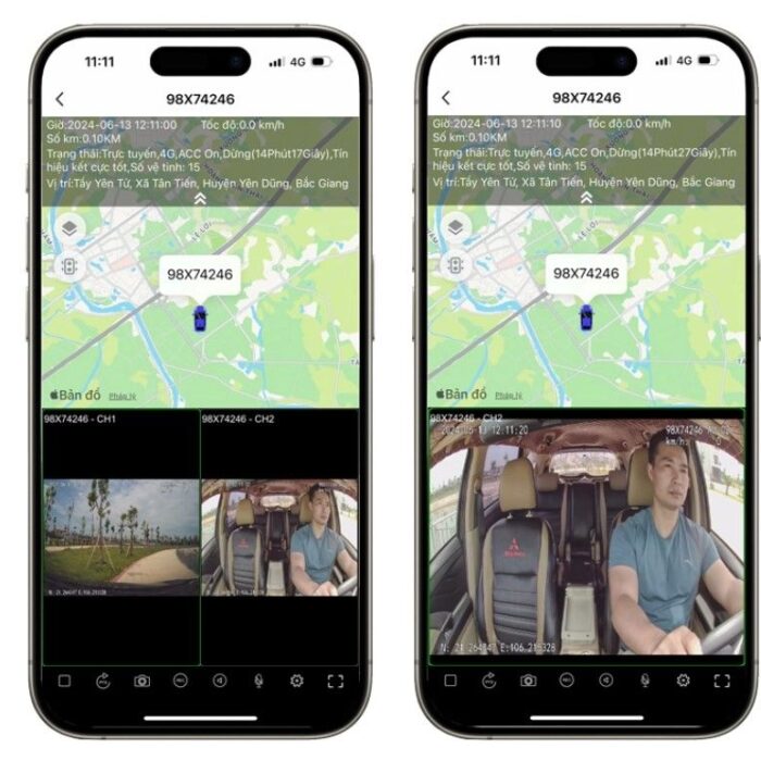 Camera Hanh Trinh 2 Kenh Navicom X5 2