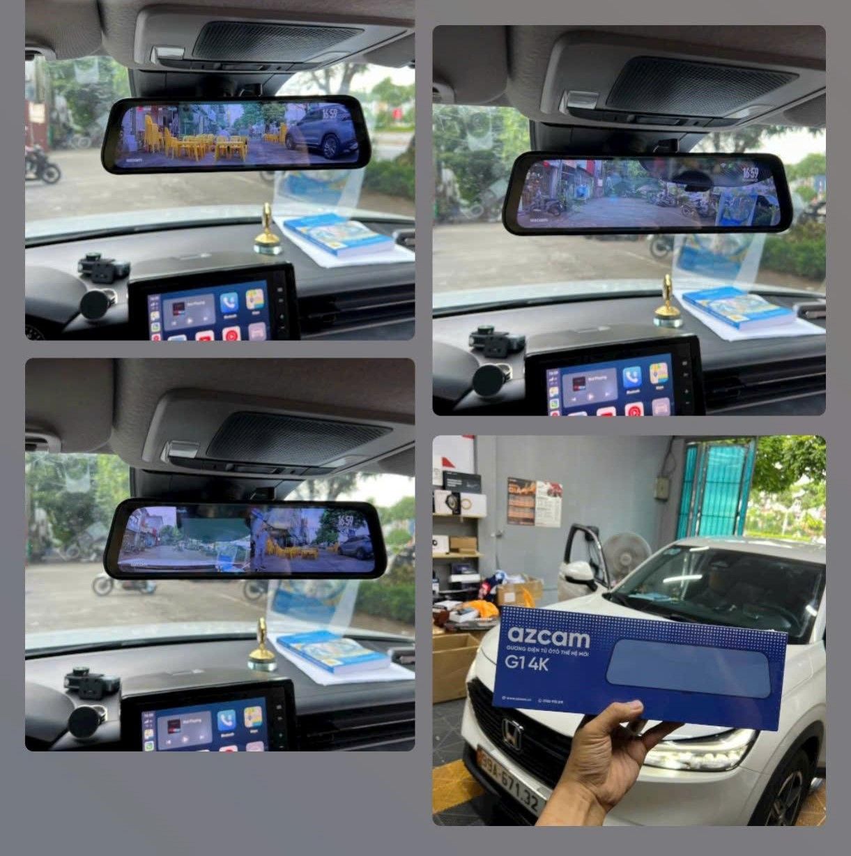 Gương Điện Tử Azcam G1 4k 1 Gương Điện Tử Azcam G1 4k 1