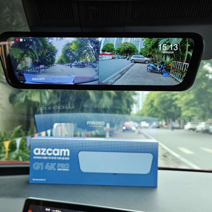 Gương Điện Tử Azcam G1 PRO – Camera Gương Thông Minh Cao Cấp, Ghi Hình 4K Sắc Nét, Quan Sát Toàn Diện Mọi Hành Trình 2 Gương Điện Tử Azcam G1 Pro 1