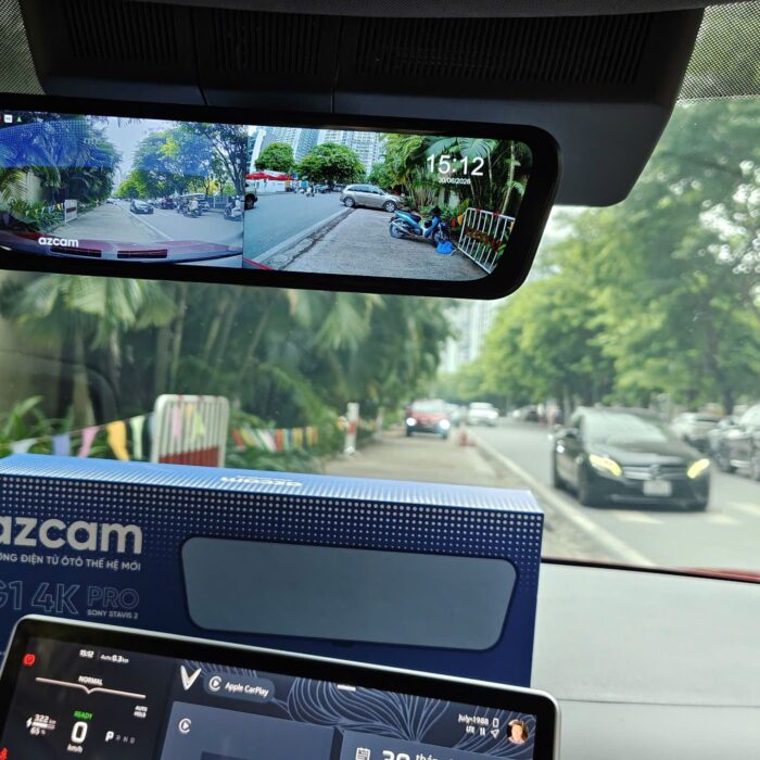 Gương Điện Tử Azcam G1 PRO – Camera Gương Thông Minh Cao Cấp, Ghi Hình 4K Sắc Nét, Quan Sát Toàn Diện Mọi Hành Trình 1 Gương Điện Tử Azcam G1 Pro 2